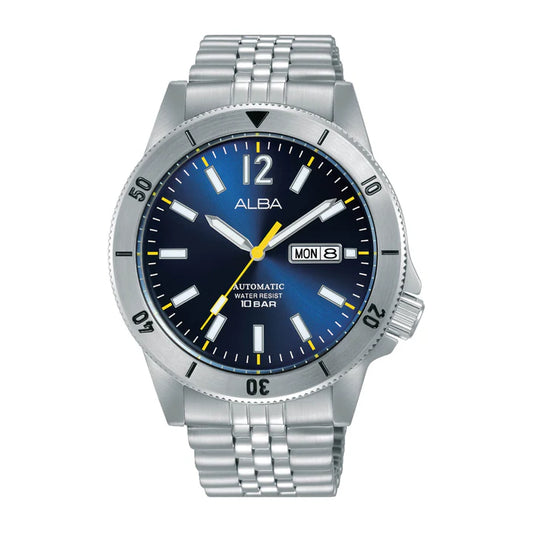 Blue & Black Radiation Dial Automatic Watch AL4649X1