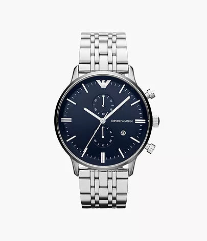 Emporio Armani Men's Two-Hand Stainless Steel Watch AR1648