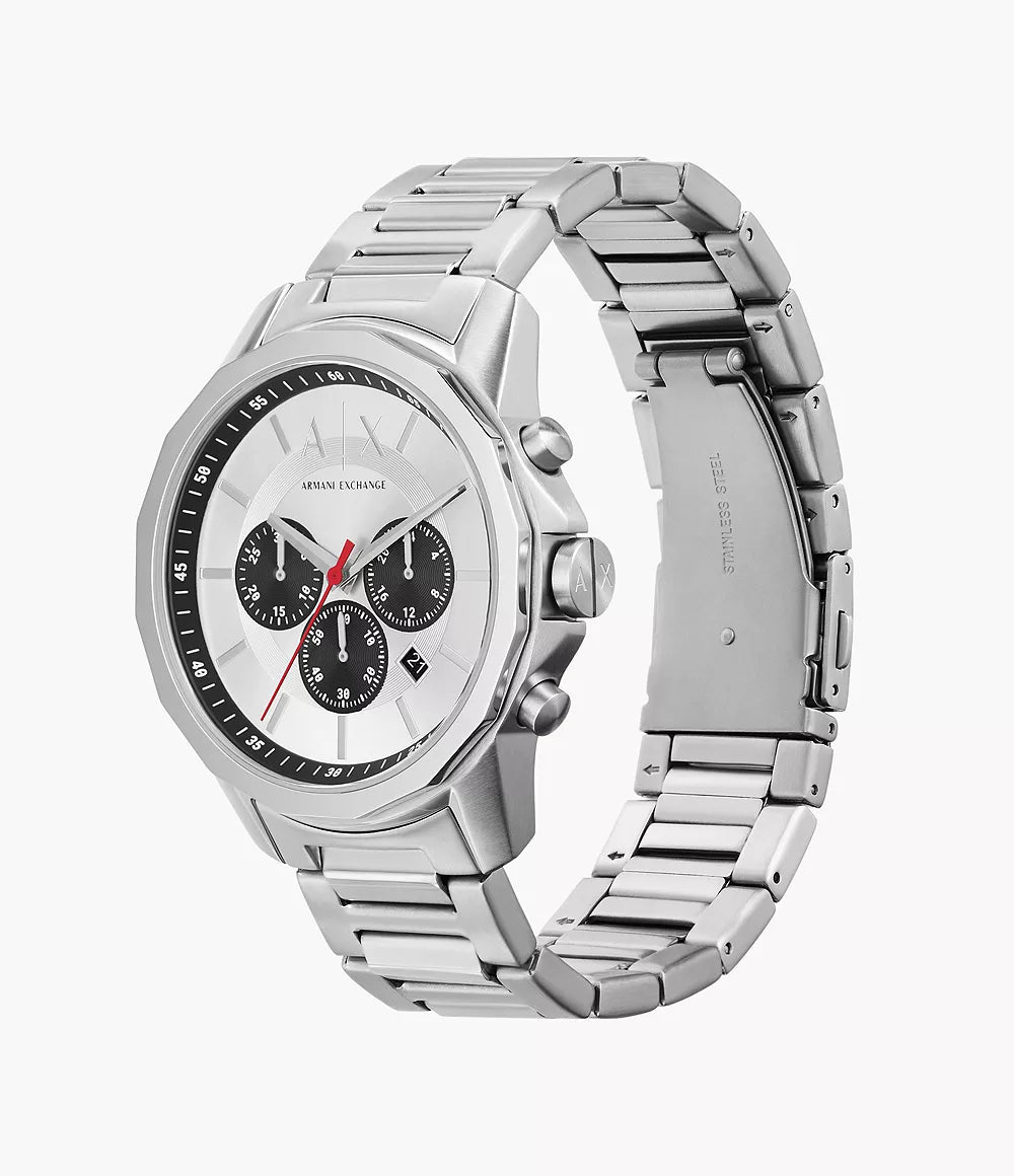 Armani Exchange Chronograph Stainless Steel Watch AX1742