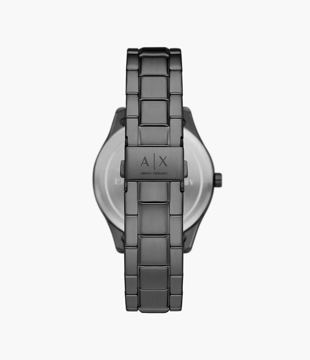 Armani Exchange Multifunction Gunmetal Stainless Steel Watch AX1871