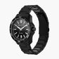 Armani Exchange Three-Hand Date Black Stainless Steel Watch AX1952