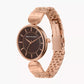 Armani Exchange Three-Hand Rose Gold-Tone Stainless Steel Watch AX5384