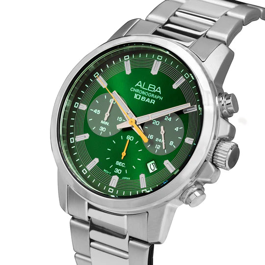 Emerald Green Dial Chronograph AT3J53X1