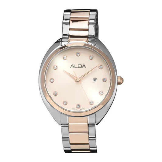 Pale Pink Watch With Rose Gold-AH7CT8X1