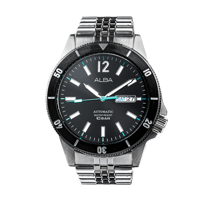 Alba Men Black Dial Automatic Watch – AL4645X1