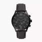 Fossil Fenmore Multifunction Black Leather Watch BQ2364