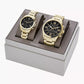 Fossil Modern Courier Chronograph Watch Set for Couples BQ2400SET