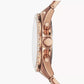 FOSSIL Modern Courier Chronograph Rose Gold-Tone Stainless Steel Watch BQ3377