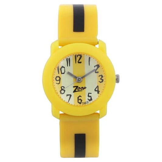 Zoop By Titan Quartz Analog Yellow Dial PU Strap Watch for Kids nsc3025pp03 / 3025pp03