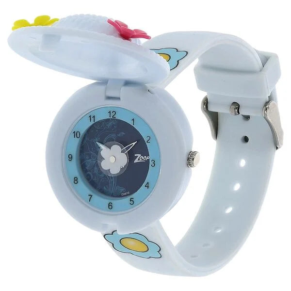 Zoop By Titan Quartz Analog Blue Dial PU Strap Watch for Kids nsc4032pp02