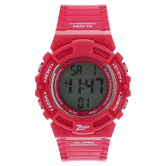 Zoop By Titan Digital Dial PU Strap Watch for Kids NSC4040PP01