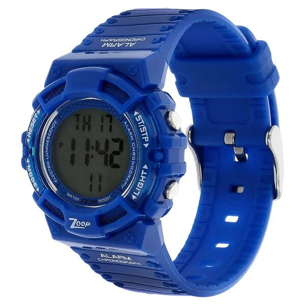 Zoop By Titan Digital Dial PU Strap Watch for Kids nsc4040pp03