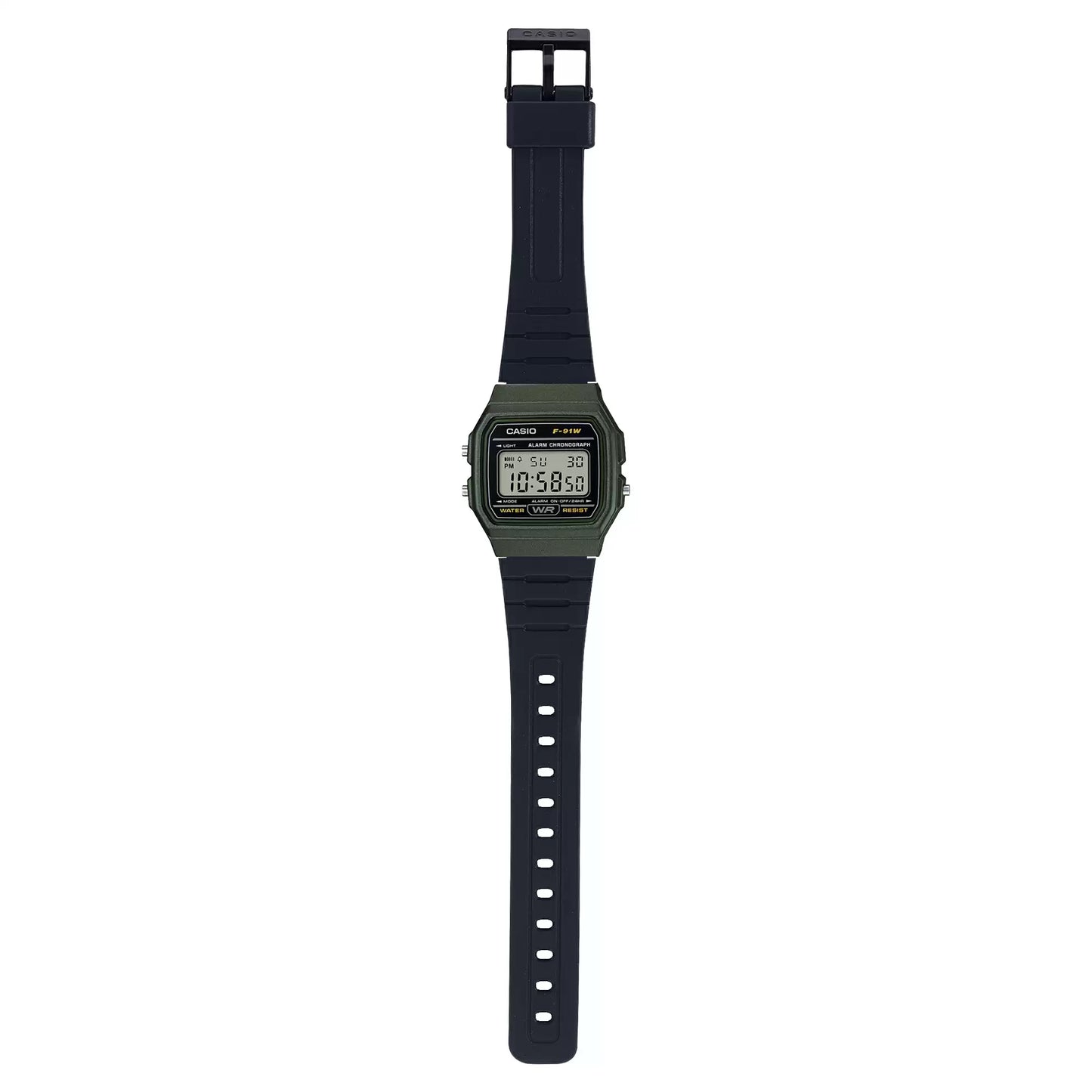 CASIO YOUTH F91WM - 3ADF - D248 Green Digital - Unisex Watch