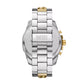 DIESEL  Mega Chief Chrono White Dial Watch DZ4672