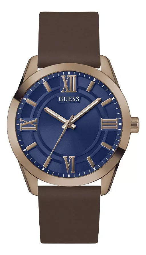 GUESS Mens Brown Tone Analog Watch GW0894G3