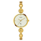 Timex Fria Women Off White Dial Round Analog Brass Dial Watch- TWEL18200