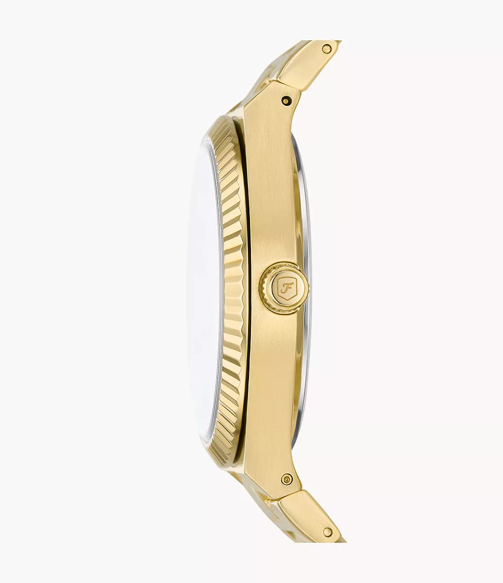 Scarlette Three-Hand Gold-Tone Stainless Steel Watch ES5325