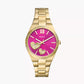 Scarlette Three-Hand Gold-Tone Stainless Steel Watch ES5325