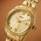 Scarlette Three-Hand Date Gold-Tone Stainless Steel Watch  ES5338