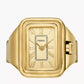 Raquel Watch Ring Two-Hand Gold-Tone Stainless Steel  ES5343