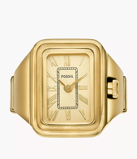 Raquel Watch Ring Two-Hand Gold-Tone Stainless Steel  ES5343