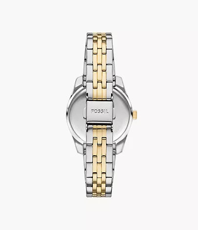 Fossil Scarlette Three-Hand Date Two-Tone Stainless Steel Watch - ES5388