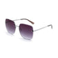 Fcuk Womens Rimless Non-Polarized Rimless Sunglasses FC 7622 C2