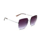 Fcuk Womens Rimless Non-Polarized Rimless Sunglasses FC 7622 C2