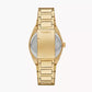 Fossil Everett Three-Hand Date Gold-Tone Stainless Steel Watch FS6090