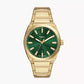 Fossil Everett Three-Hand Date Gold-Tone Stainless Steel Watch FS6090