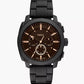 Fossil Machine Chronograph Black Stainless Steel Watch FS6097