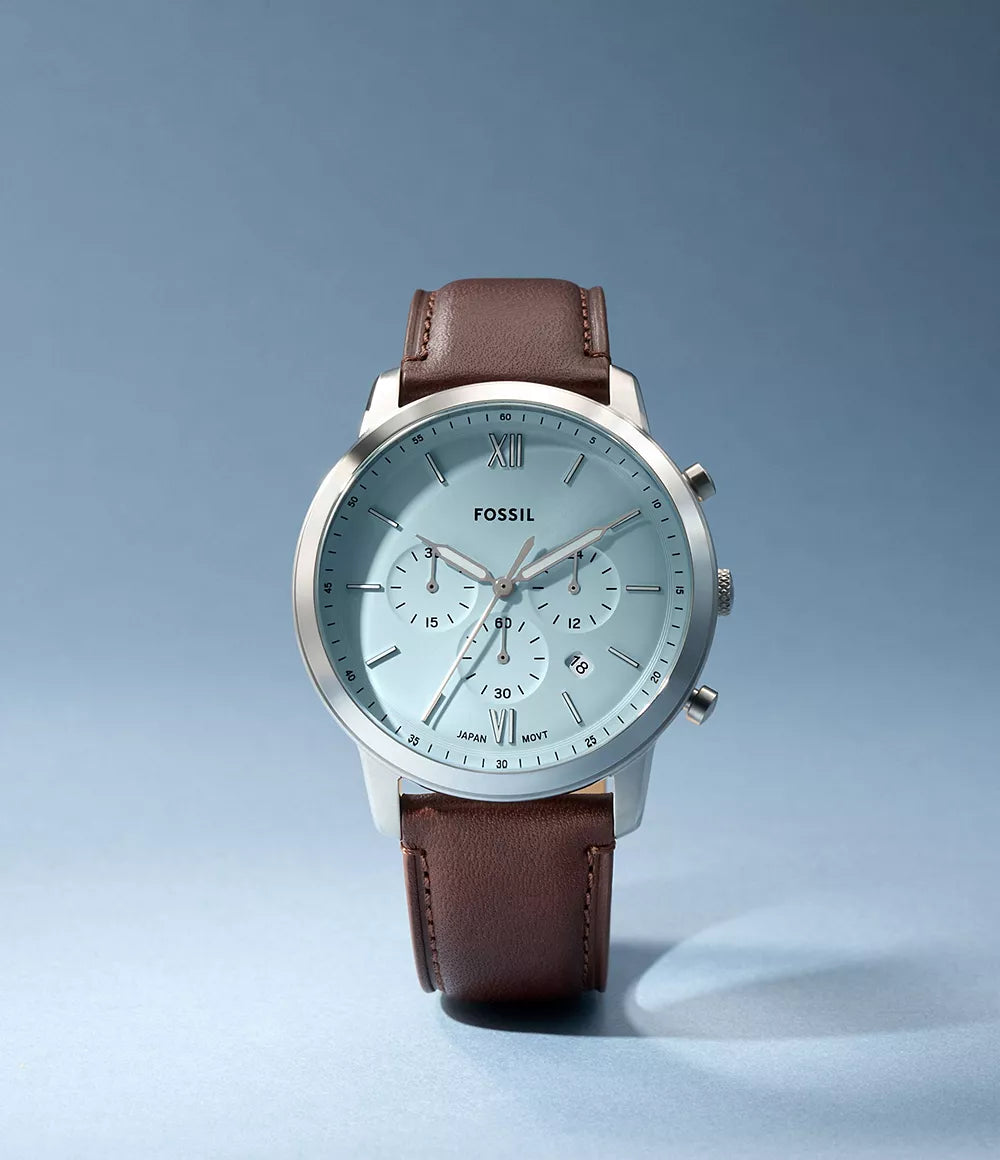 Fossil Neutra Chronograph Brown Leather Watch FS6109