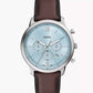 Fossil Neutra Chronograph Brown Leather Watch FS6109