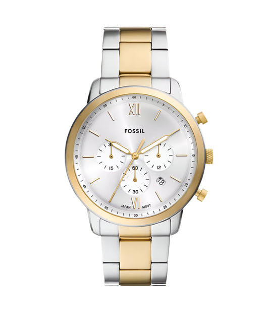 Fossil  Neutra Chronograph Two-Tone Stainless Steel Watch FS6112