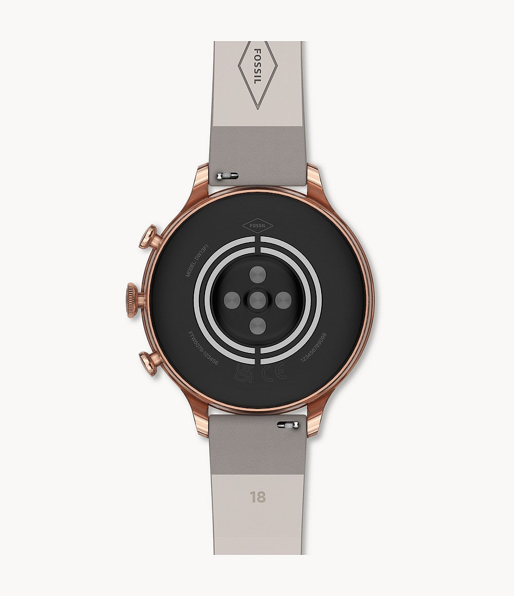 Gen 6 Smartwatch Grey Leather FTW6079