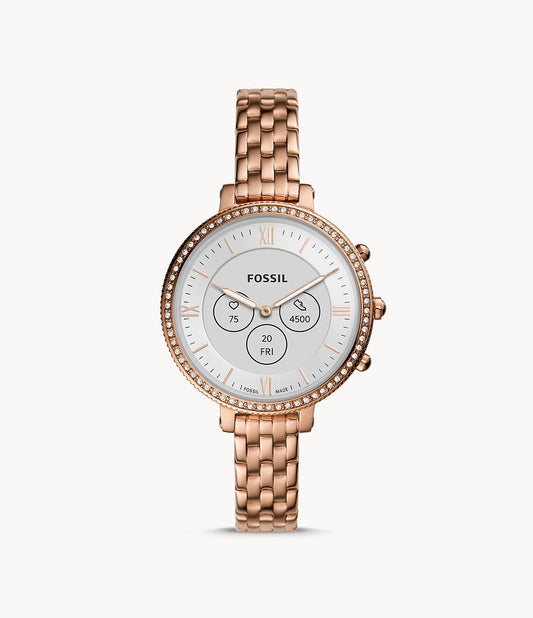 Hybrid Smartwatch HR Monroe Rose Gold-Tone Stainless Steel FTW7037