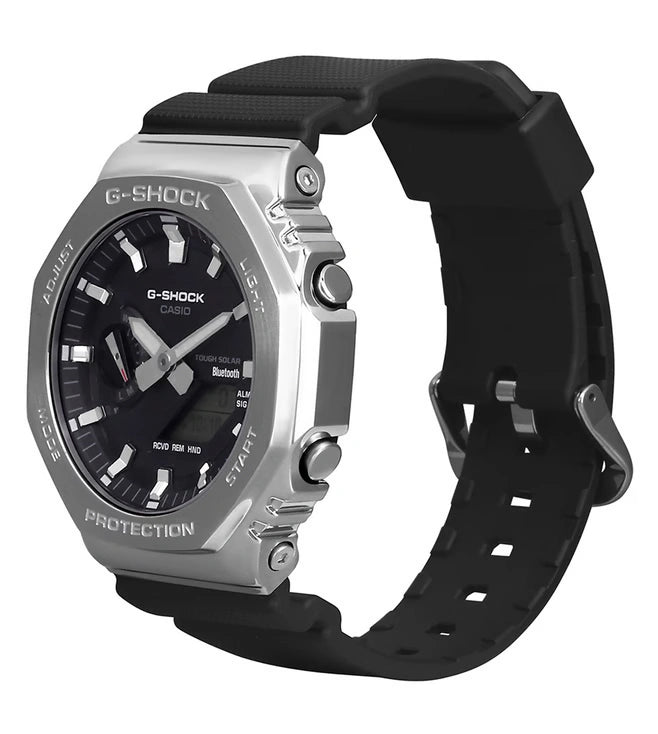 Casio G-Shock GBM-2100-1ADR Black Analog-Digital Dial Black Bio-Based Resin Strap Men Watch G1581