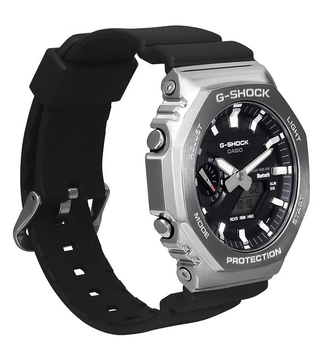 Casio G-Shock GBM-2100-1ADR Black Analog-Digital Dial Black Bio-Based Resin Strap Men Watch G1581