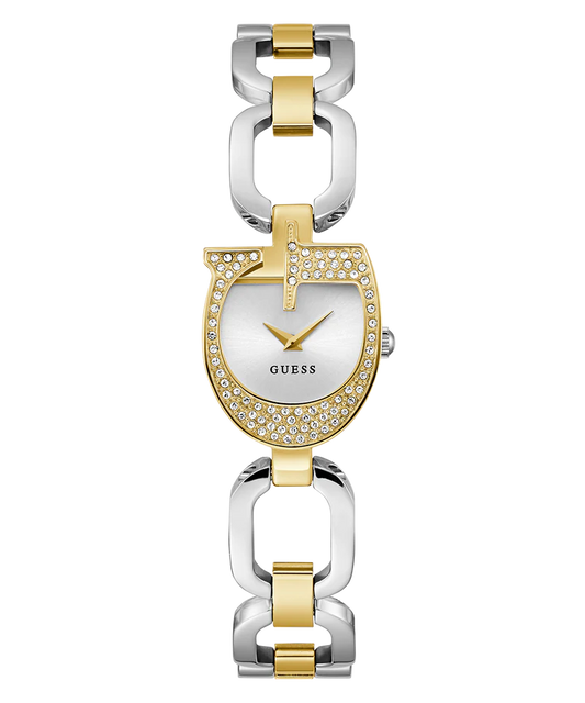 GUESS Ladies 2-Tone Gold Tone Analog Watch GW0683L6