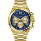 GUESS Mens Gold Tone Multi-function Watch GW0703G6