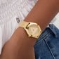 GUESS Ladies Gold Tone Analog Watch GW0835L2