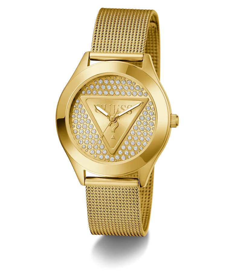 GUESS Ladies Gold Tone Analog Watch GW0835L2