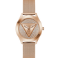 GUESS Ladies Rose Gold Tone Analog Watch GW0835L3