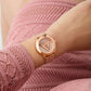 GUESS Ladies Rose Gold Tone Analog Watch GW0835L3