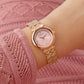 GUESS Ladies Rose Gold Tone Analog Watch GW0839L3