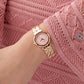 GUESS Ladies Rose Gold Tone Analog Watch GW0839L3