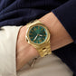 GUESS Mens Gold Tone Analog Watch GW0849G2