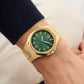 GUESS Mens Gold Tone Analog Watch GW0849G2