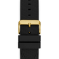 GUESS Mens Black Gold Tone Multi-function Watch GW0853G2