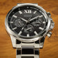 GUESS Mens Silver Tone Multi-function Watch 44 mm GW0900G1